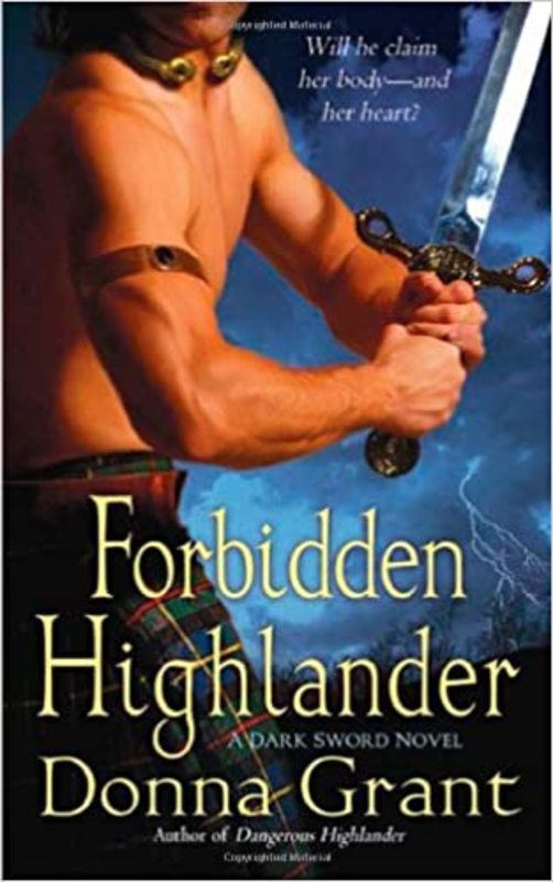 Book cover for "Forbidden Highlander" by Donna Grant