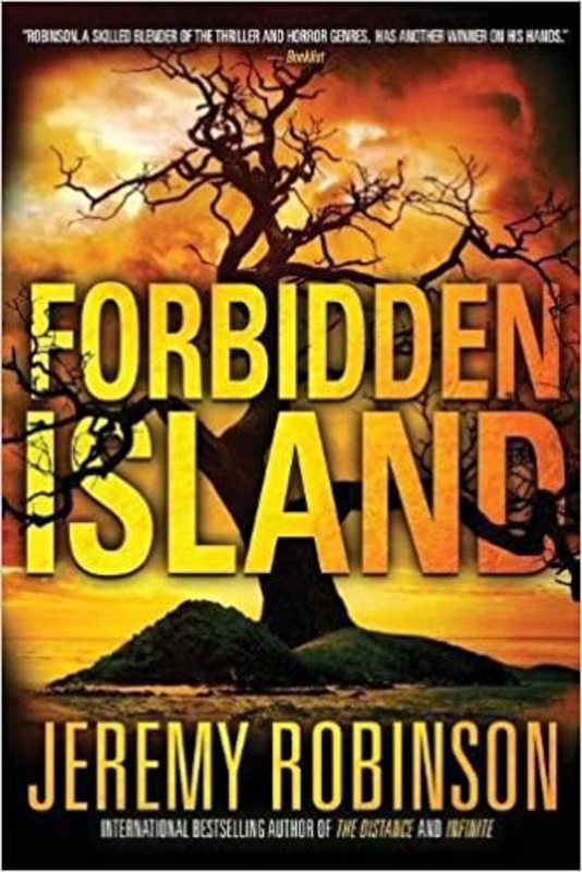 Book cover for "Forbidden Island" by Jeremy Robinson