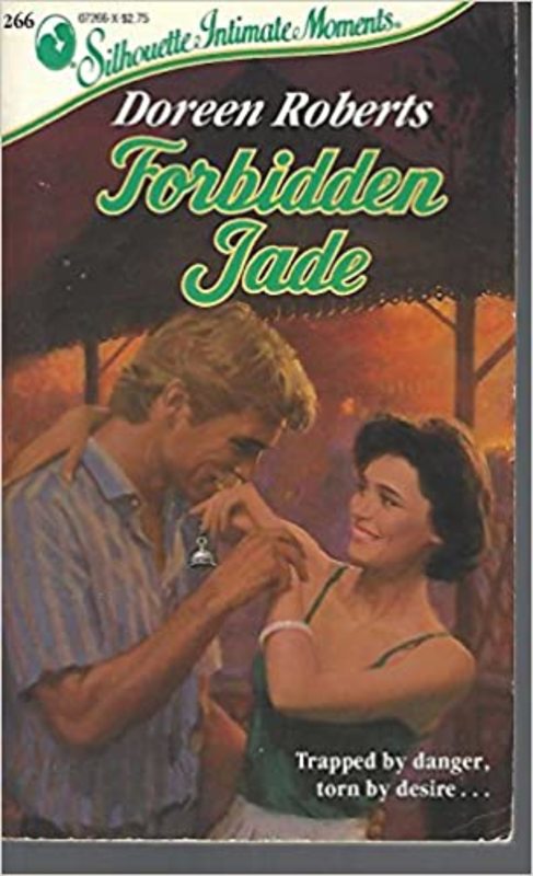 Book cover for "Forbidden Jade" by Kate Kingsbury