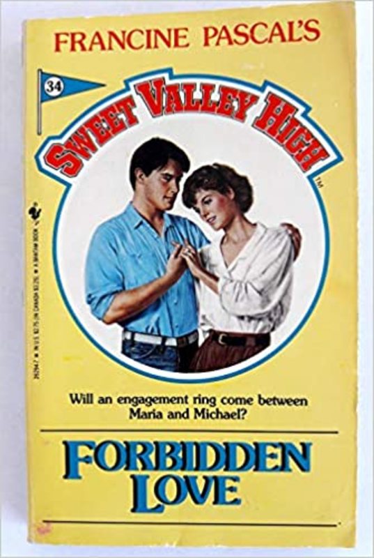 Book cover for "Forbidden Love" by Francine Pascal