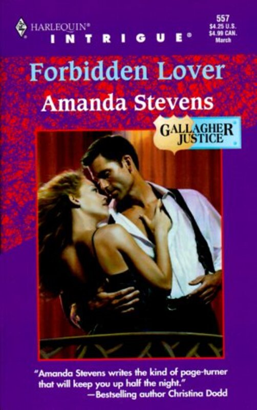 Book cover for "Forbidden Lover" by Amanda Stevens