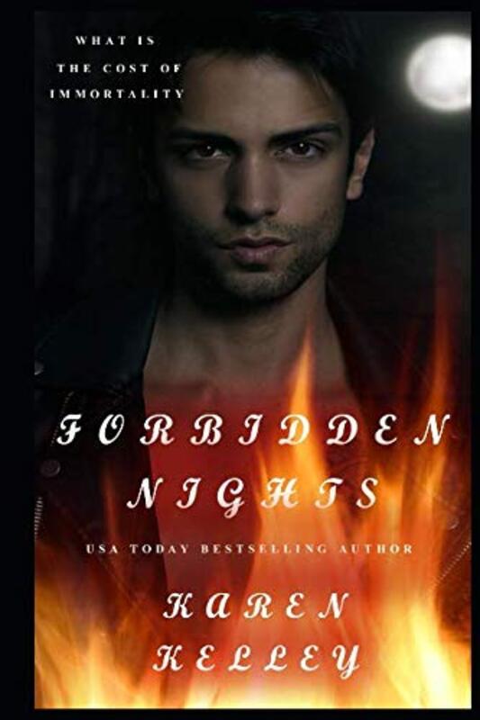 Book cover for "Forbidden Nights" by Karen Kelley