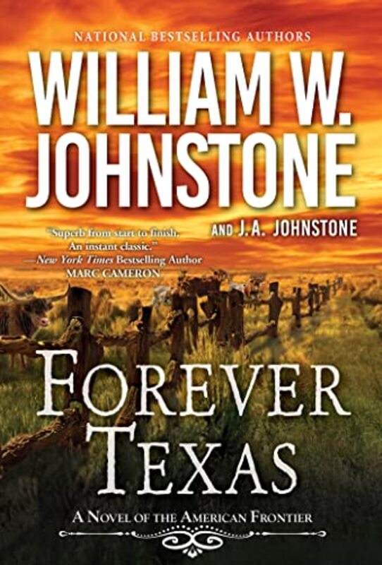 Book cover for "Forever Texas" by J A Johnstone