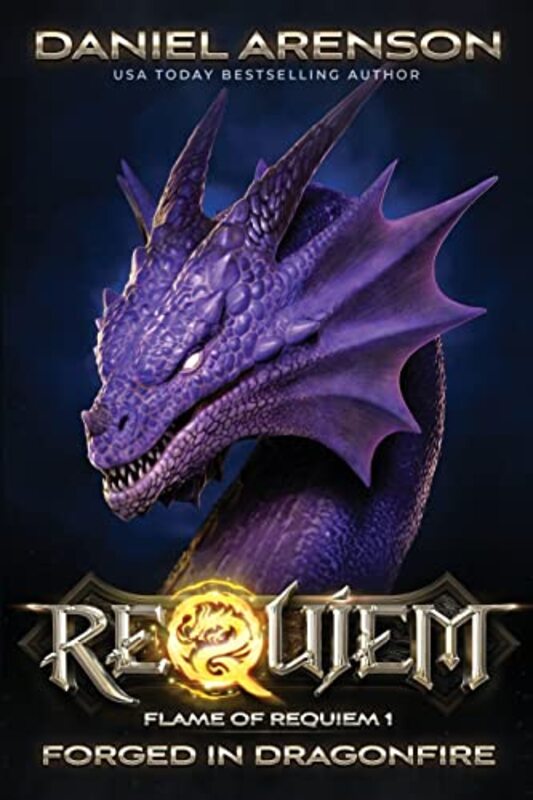 Book cover for "Forged in Dragonfire" by Daniel Arenson