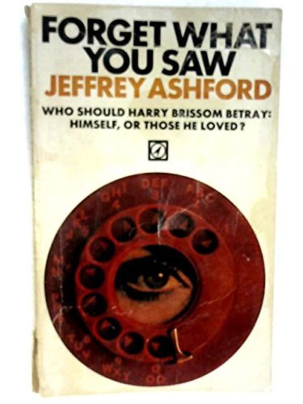 Book cover for "Forget What You Saw" by Roderic Jeffries