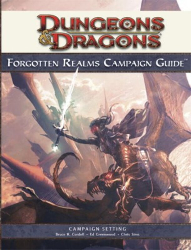 Book cover for "Forgotten Realms Campaign Guide" by Ed Greenwood