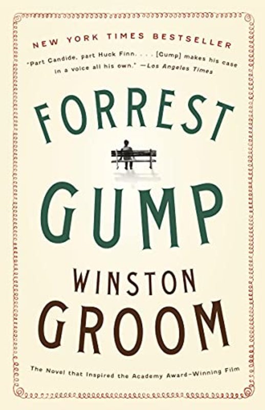 Book cover for "Forrest Gump" by Winston Groom