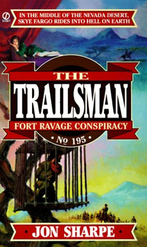Book cover for "Fort Ravage Conspiracy" by Jon Sharpe