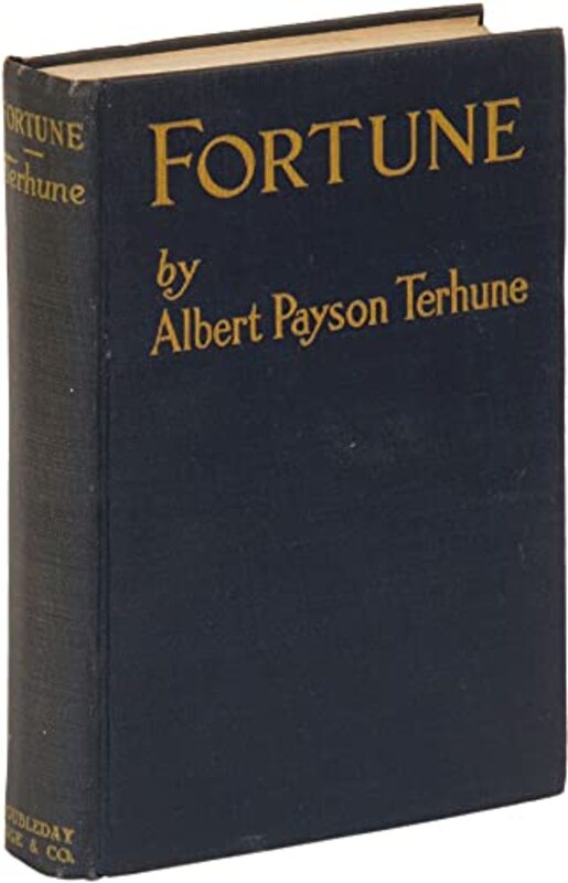 Book cover for "Fortune" by Albert Payson Terhune