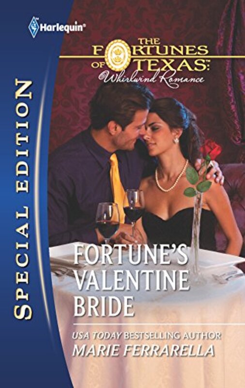 Book cover for "Fortune's Valentine Bride" by Marie Ferrarella
