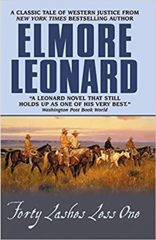 Book cover for "Forty Lashes Less One" by Elmore Leonard