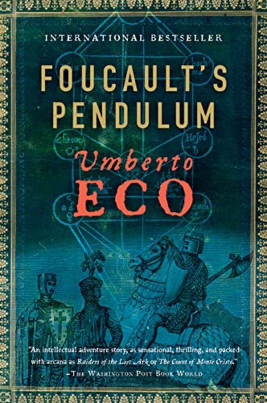 Book cover for "Foucault's Pendulum" by Umberto Eco