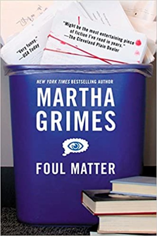 Book cover for "Foul Matter" by Martha Grimes