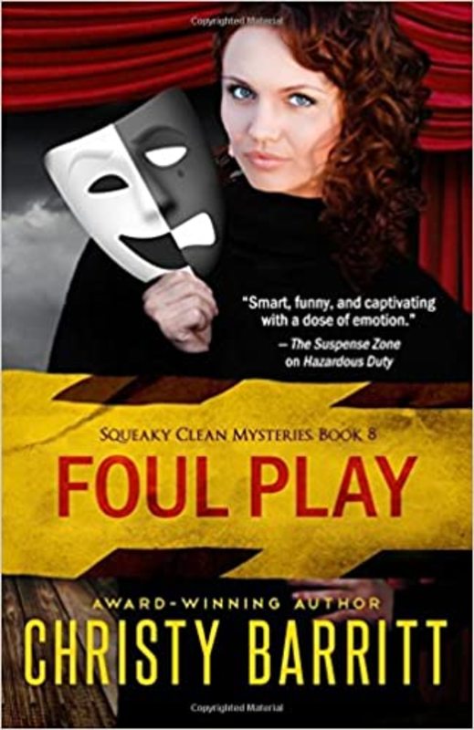 Book cover for "Foul Play" by Christy Barritt