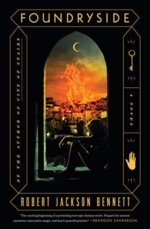 Book cover for "Foundryside" by Robert Jackson Bennett