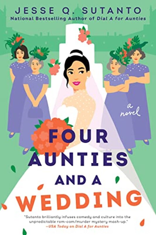 Book cover for "Four Aunties and a Wedding" by Jesse Q Sutanto