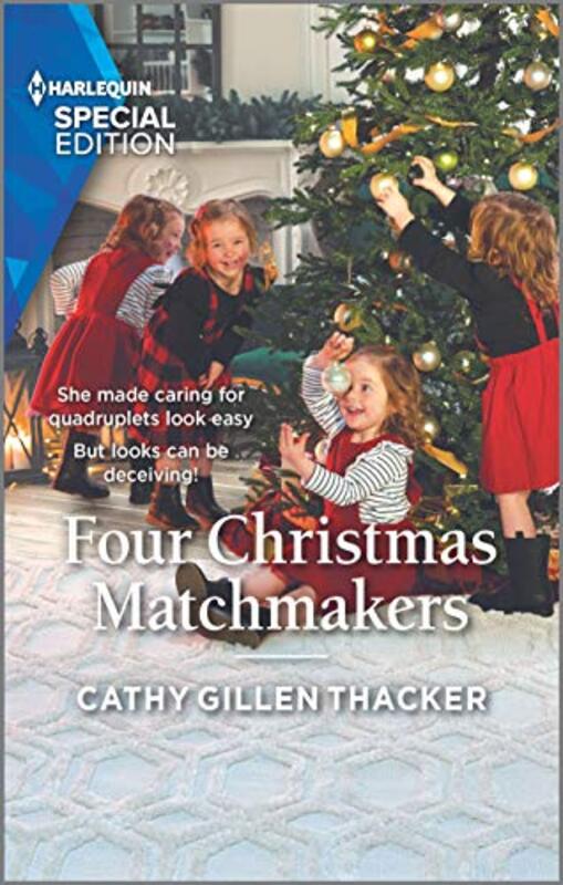 Book cover for "Four Christmas Matchmakers" by Cathy Gillen Thacker