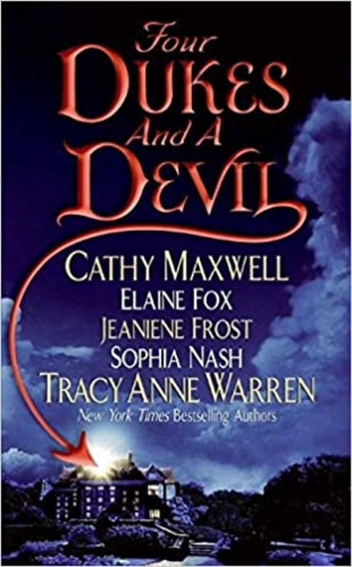Book cover for "Four Dukes and a Devil" by Cathy Maxwell