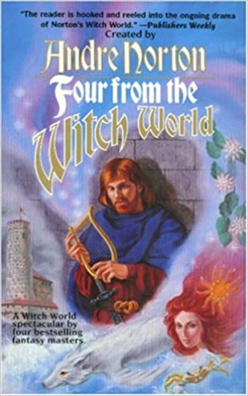 Book cover for "Four From the Witch World" by Andre Norton