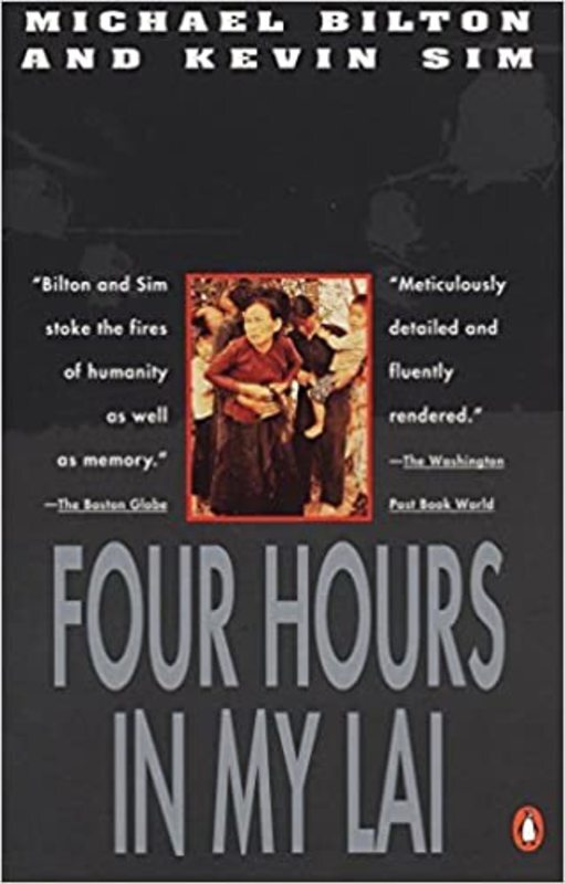 Book cover for "Four Hours in My Lai" by Michael Bilton