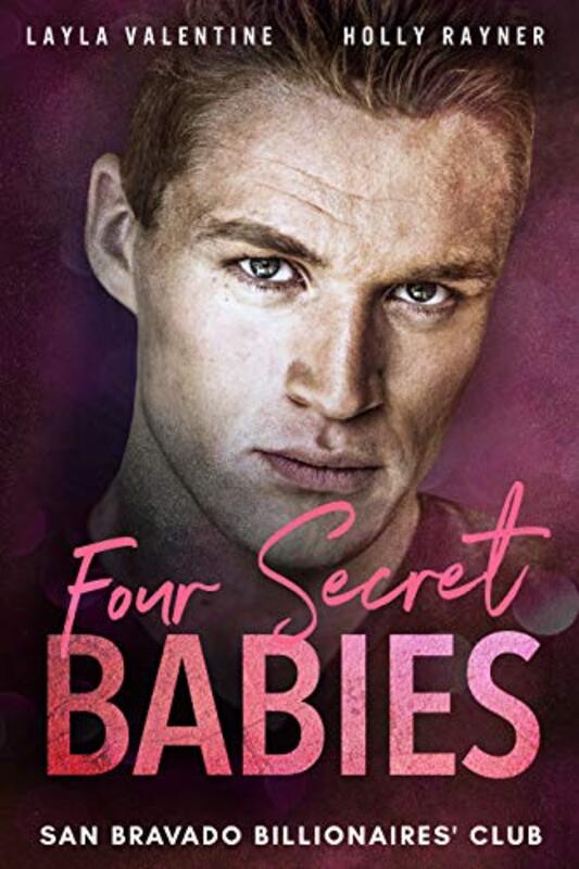 Book cover for "Four Secret Babies" by Holly Rayner