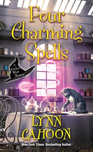 Book cover for "Four Charming Spells" by Lynn Cahoon