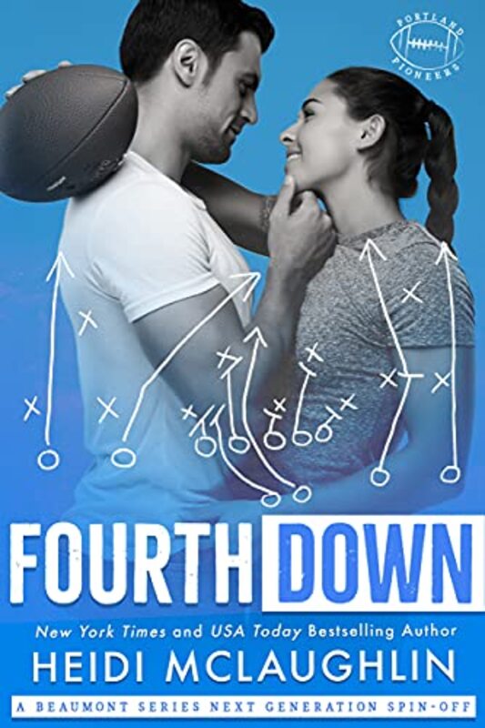 Book cover for "Fourth Down" by Heidi McLaughlin