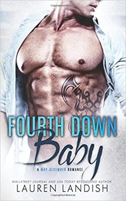 Book cover for "Fourth Down Baby" by Lauren Landish