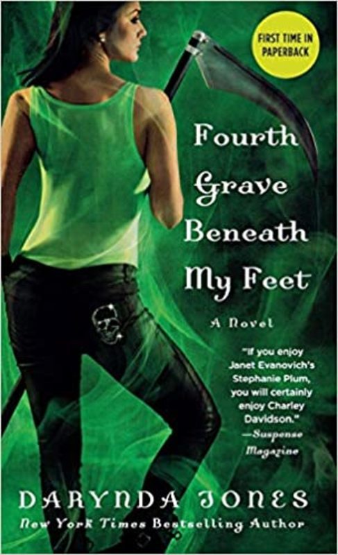 Book cover for "Fourth Grave Beneath My Feet" by Darynda Jones