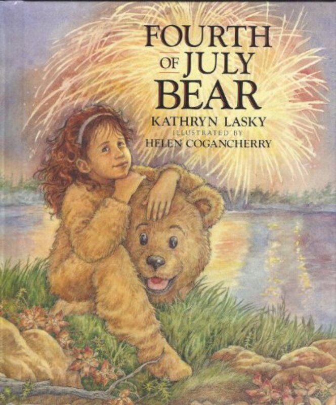Book cover for "Fourth of July Bear" by Kathryn Lasky