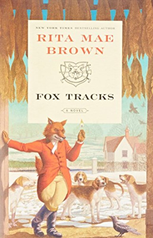 Book cover for "Fox Tracks" by Rita Mae Brown