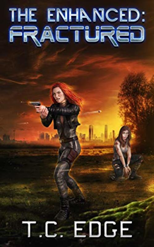 Book cover for "Fractured" by TC Edge