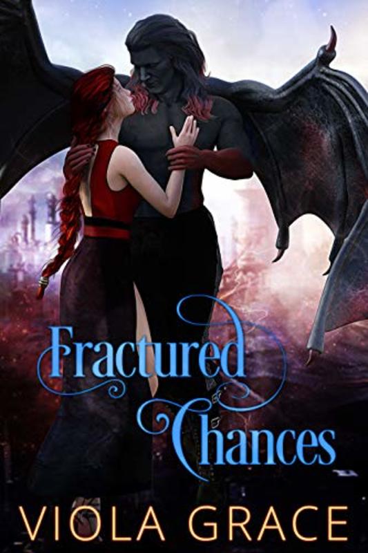 Book cover for "Fractured Chances" by Viola Grace