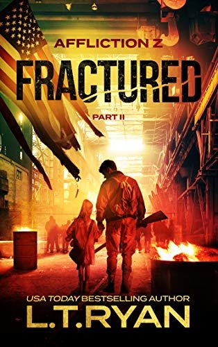Book cover for "Fractured Part 2" by LT Ryan