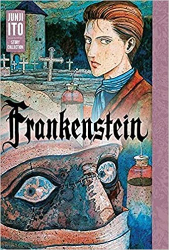 Book cover for "Frankenstein" by Junji Ito