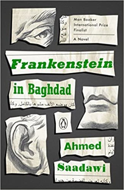 Book cover for "Frankenstein in Baghdad" by Ahmed Saadawi