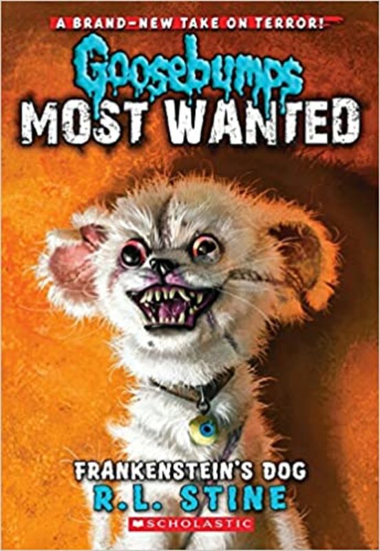 Book cover for "Frankenstein's Dog" by R.L. Stine