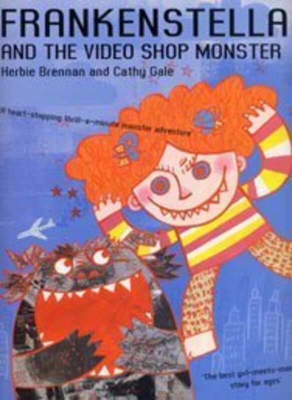 Book cover for "Frankenstella And The Video Shop Monster" by JH Brennan