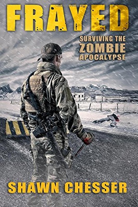 Book cover for "Frayed" by Shawn Chesser