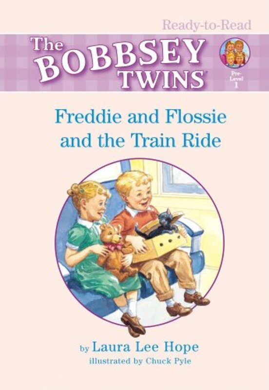 Book cover for "Freddie and Flossie and the Train Ride" by Laura Lee Hope