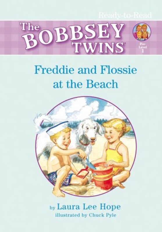 Book cover for "Freddie and Flossie at the Beach" by Laura Lee Hope