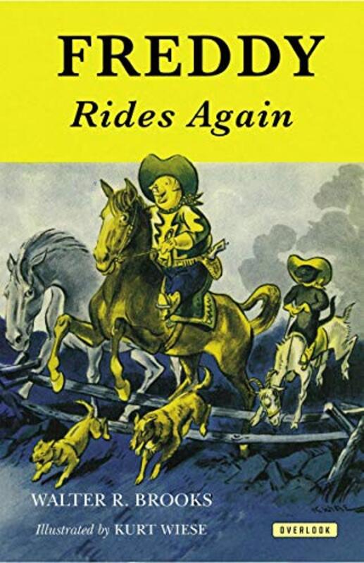 Book cover for "Freddy Rides Again" by Walter R Brooks