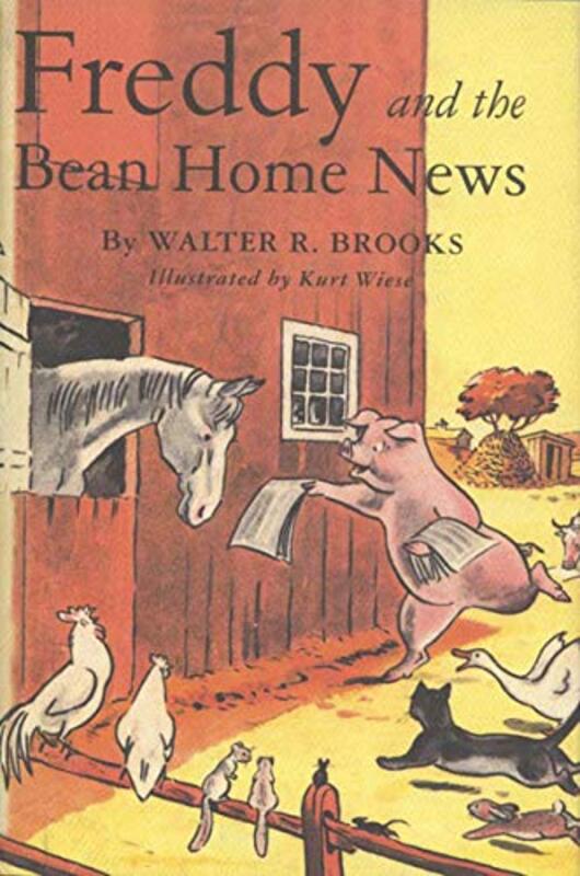 Book cover for "Freddy and the Bean Home News" by Walter R Brooks