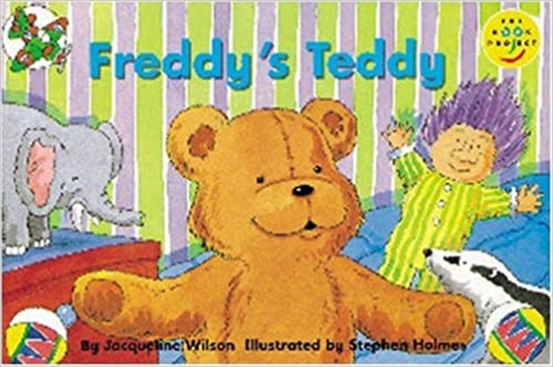Book cover for "Freddy's Teddy" by Jacqueline Wilson