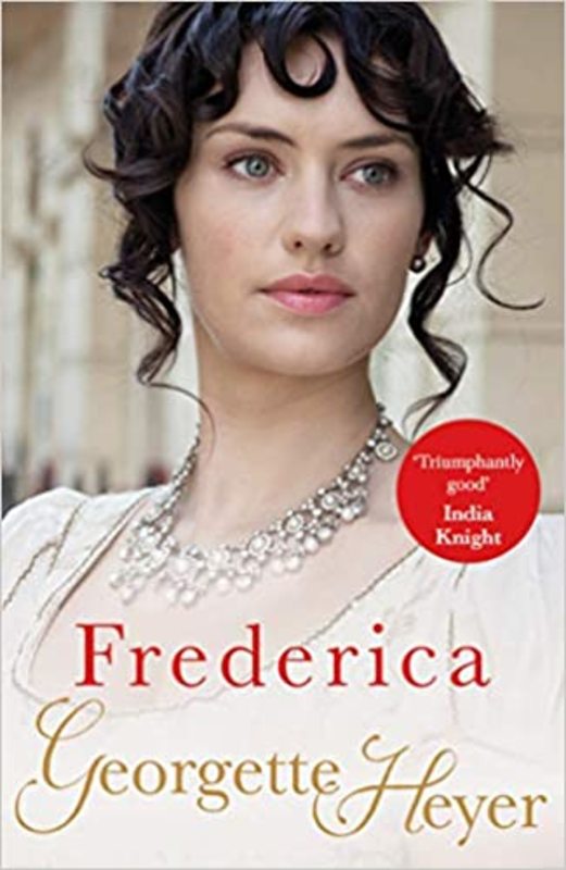 Book cover for "Frederica" by Georgette Heyer