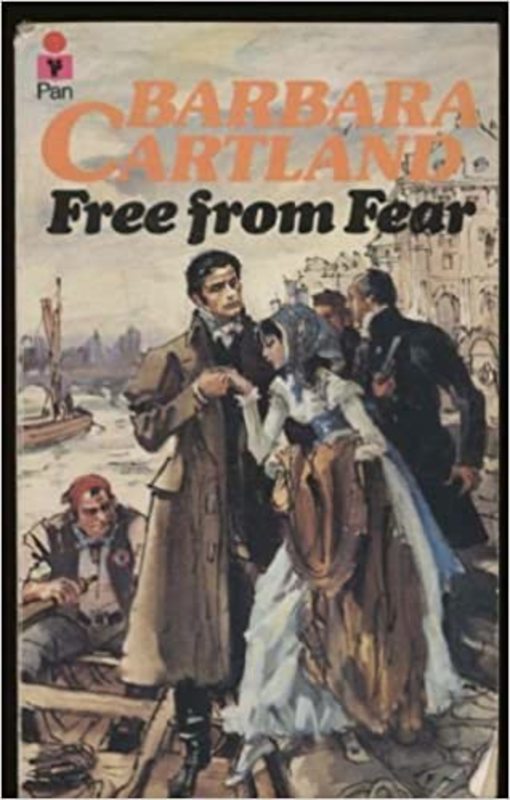 Book cover for "Free From Fear" by Barbara Cartland