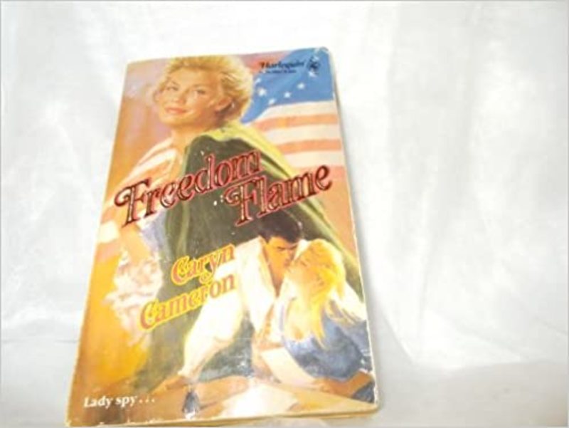 Book cover for "Freedom Flame" by Karen Harper