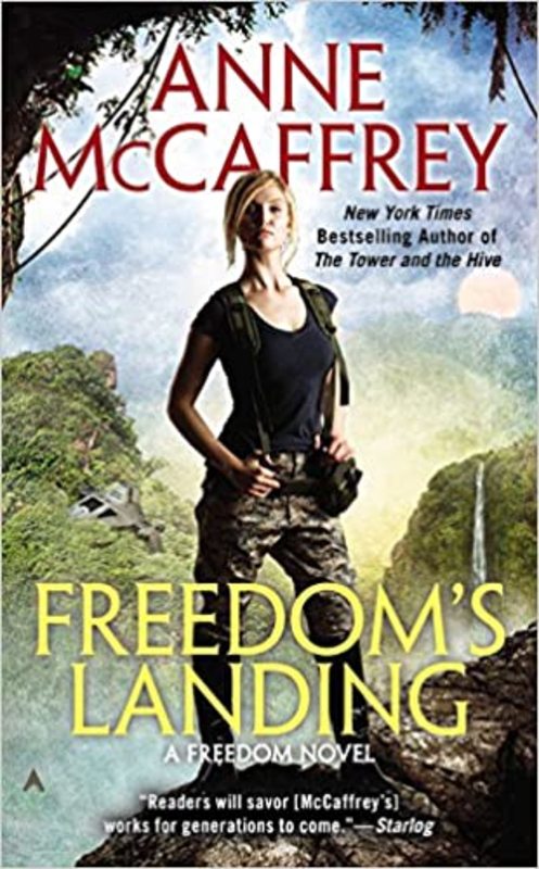 Book cover for "Freedom's Landing" by Anne McCaffrey