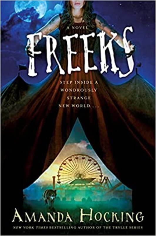 Book cover for "Freeks" by Amanda Hocking