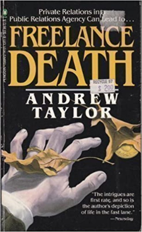 Book cover for "Freelance Death" by Andrew Taylor